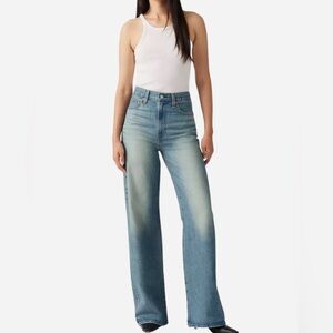 NWT Free People Levi’s Ribcage Wide Leg Jean